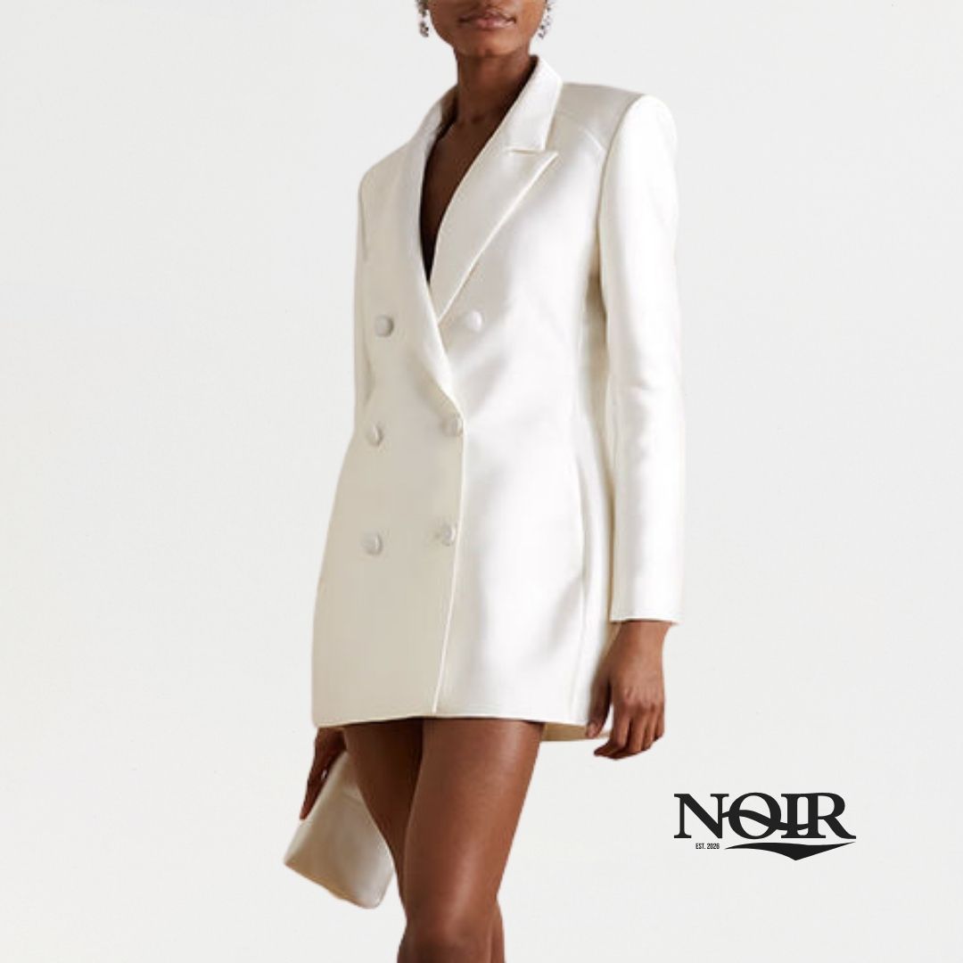 Women's Solid Color Casual Long Sleeve Lapel Button Blazer Jacket